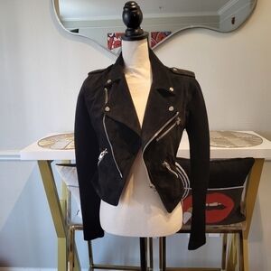 Alexander Wang | Suede Moto Jacket